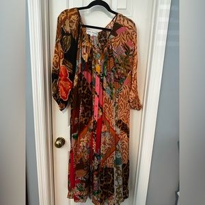 Geisha Designs Collage MIDI Dress 1X